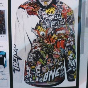 O'Neal Mayhem  Crank men's  Jersey  Large